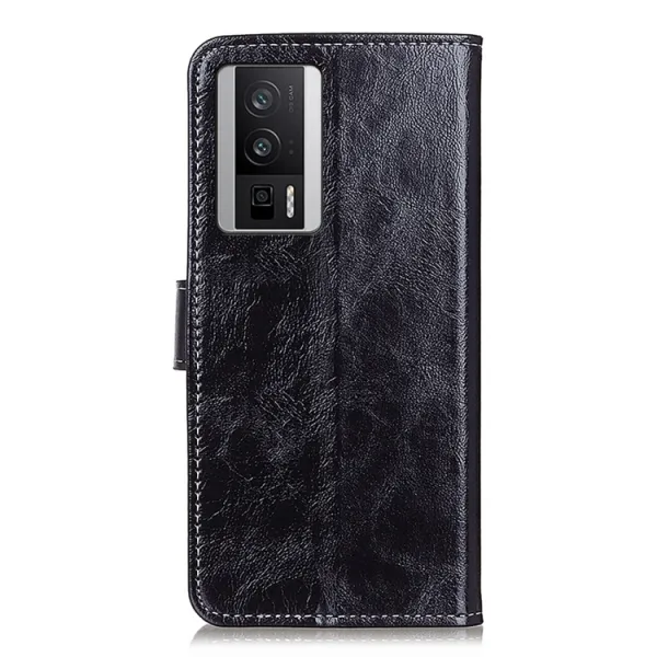 RETRO Peňaženkový obal Xiaomi Poco F5 Pro čierny