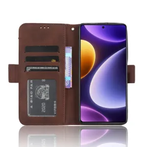 SLOT Peňaženkový obal pre Xiaomi Poco F5 Pro hnedý