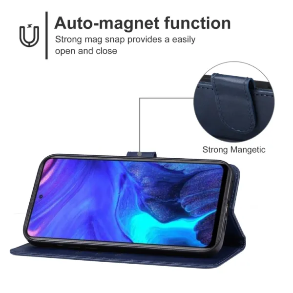 SMOOTH Peňaženkové puzdro pre Infinix Note 30 modré