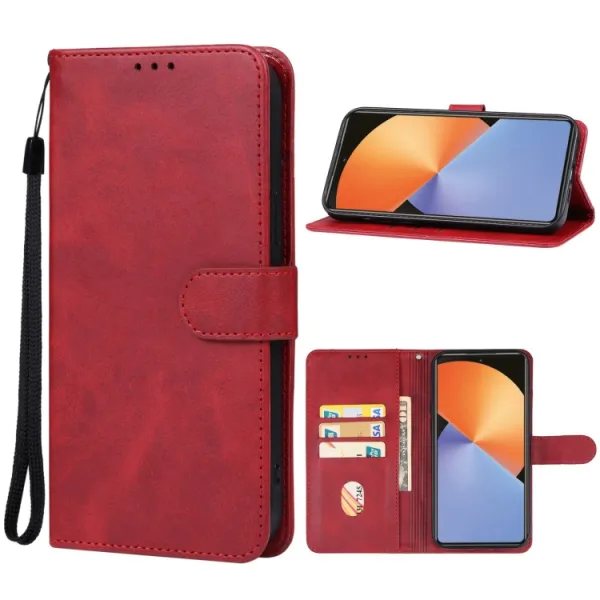SMOOTH Peňaženkové puzdro pre Infinix Note 30 Pro červené