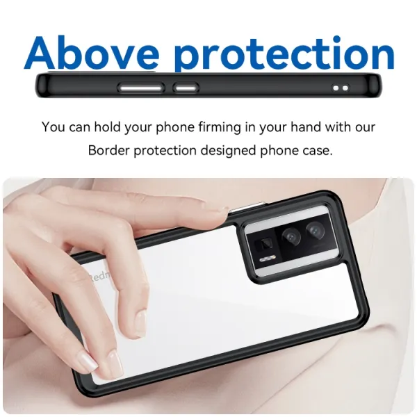 CRYSTAL Ochranný kryt pre Xiaomi Poco F5 Pro čierny