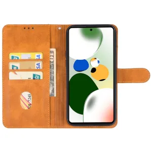 SMOOTH Peňaženkové puzdro pre Xiaomi Poco F5 hnedé