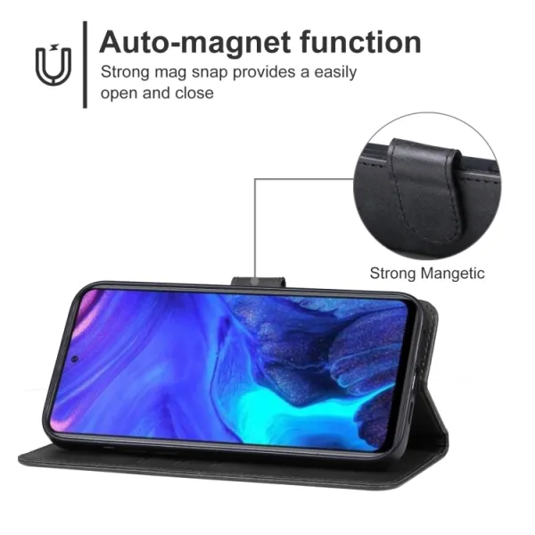 SMOOTH Peňaženkové puzdro pre Infinix Note 30 čierne