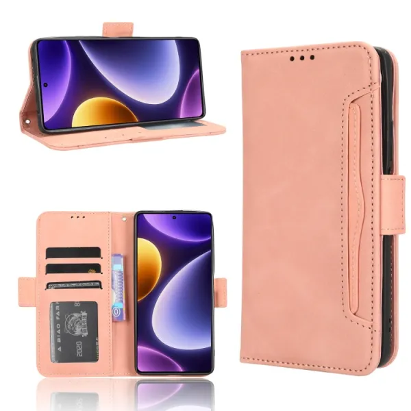 SLOT Peňaženkový obal pre Xiaomi Poco F5 Pro ružový