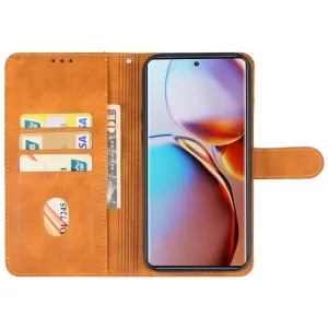 SMOOTH Peňaženkové puzdro pre Motorola Edge 40 hnedé