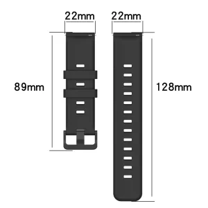 RUBBER Silikónový remienok Huawei Watch Buds / GT3 SE / GT3 Pro 46mm biely