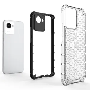 HONEYCOMB Ochranný kryt Realme C30 biely