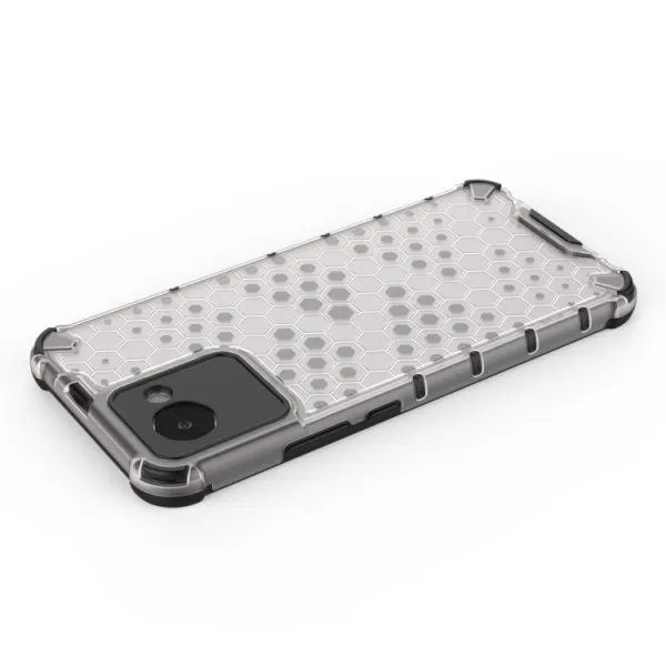 HONEYCOMB Ochranný kryt Realme C30 biely