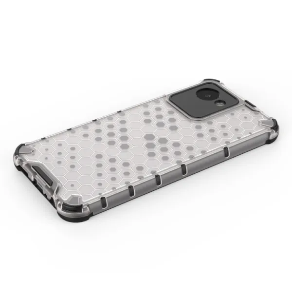 HONEYCOMB Ochranný kryt Realme C30 biely