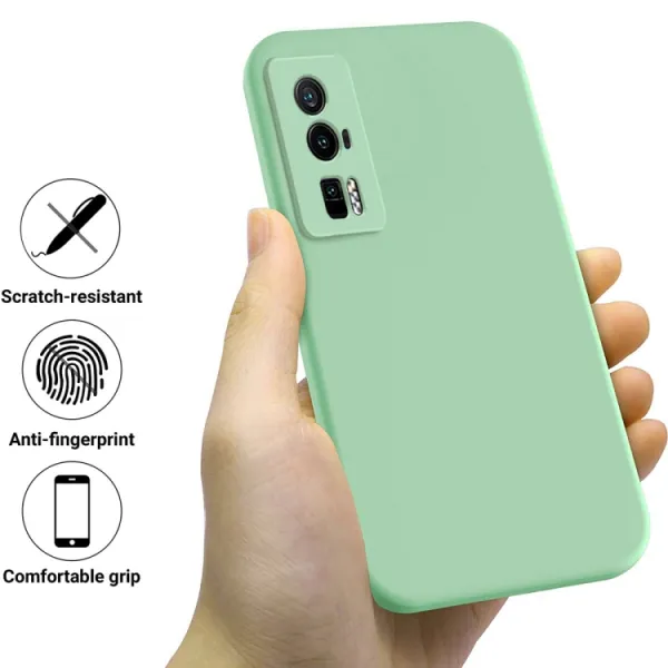 RUBBER Ochranný kryt pre Xiaomi Poco F5 Pro zelený