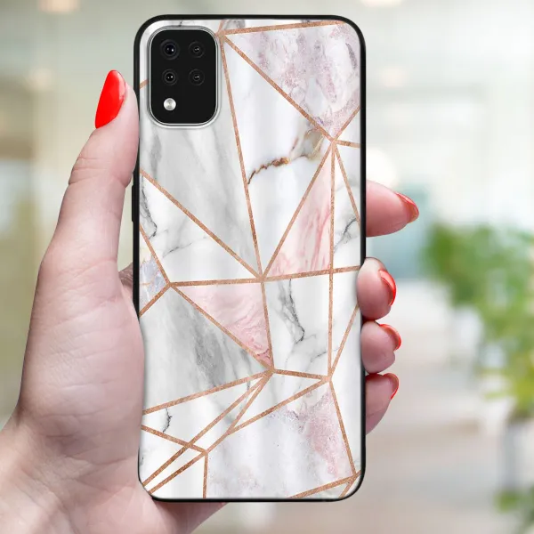 MY ART Ochranný kryt pre LG K42 PINK MARBLE (143)