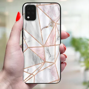 MY ART Ochranný kryt pre LG K42 PINK MARBLE (143)
