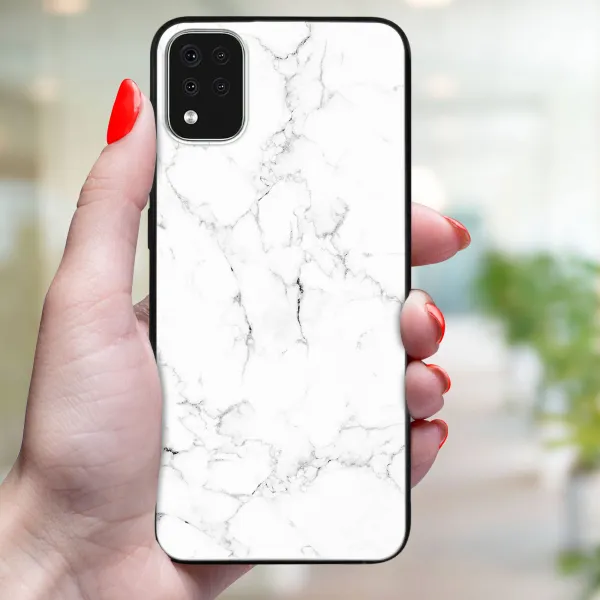 MY ART Ochranný kryt pre LG K42 WHITE MARBLE (144)