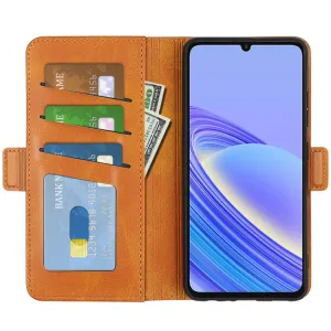 SIDE Peňaženkové puzdro pre TCL 40SE svetlohnedé