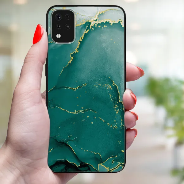 MY ART Ochranný kryt pre LG K42 GREEN MARBLE (145)