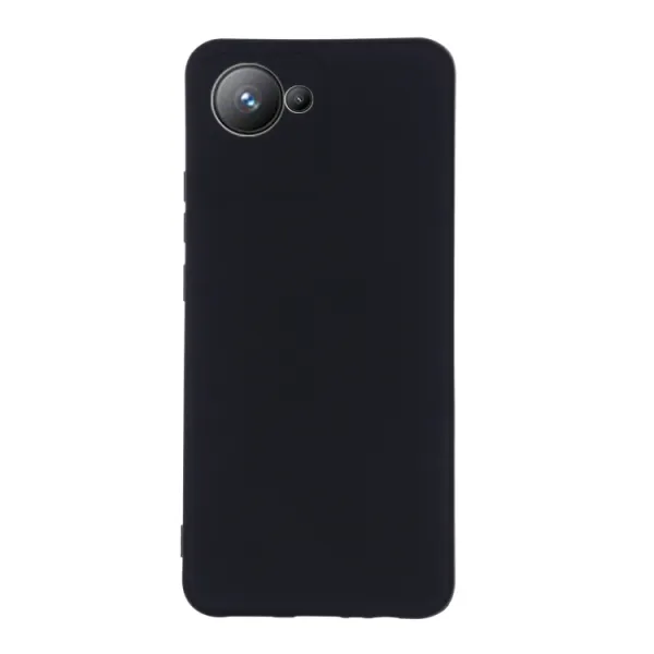 RUBBER Ochranný kryt pre Realme C30 čierny