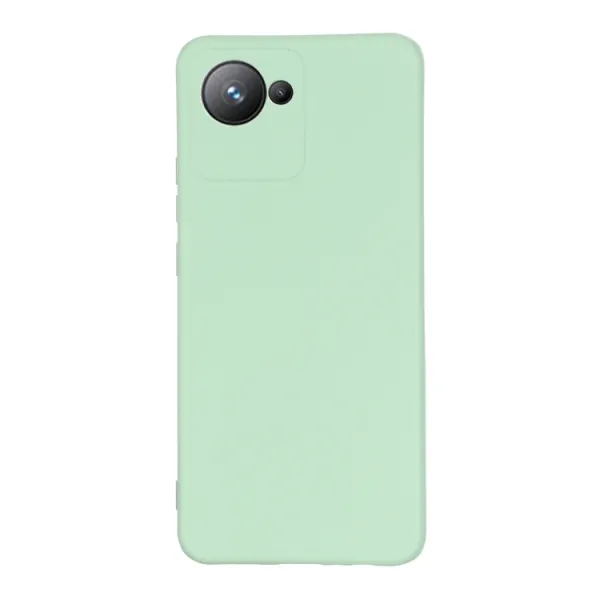 RUBBER Ochranný kryt pre Realme C30 zelený