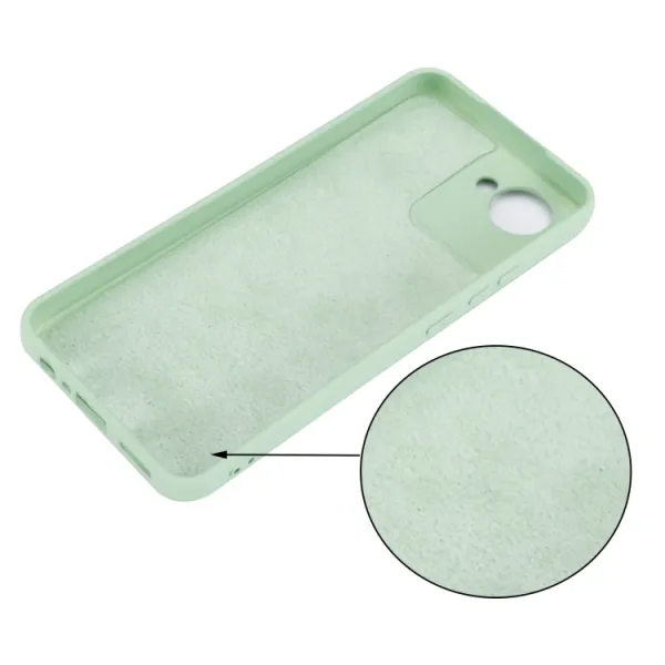 RUBBER Ochranný kryt pre Realme C30 zelený