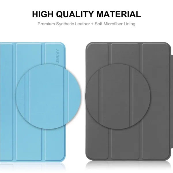 ENKAY LEATHER Zaklápací obal pre Xiaomi Pad 6 / Pad 6 Pro čierny