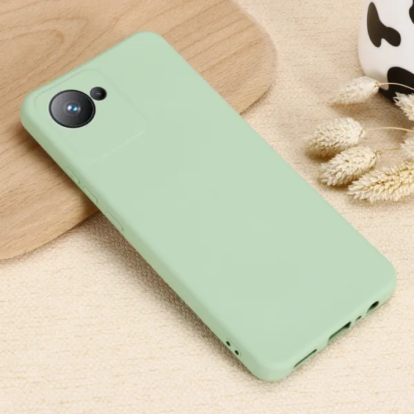 RUBBER Ochranný kryt pre Realme C30 zelený