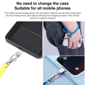 PROTEMIO ROPE Univerzálna šnúrka na mobil pod kryt žltá