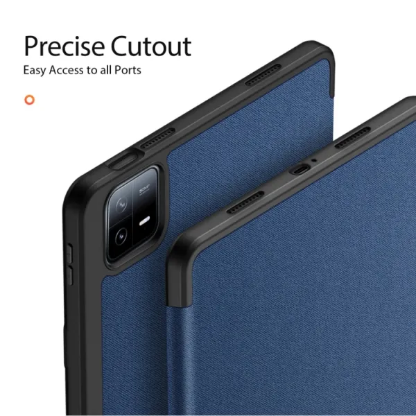DUX DOMO Zaklápacie puzdro Xiaomi Pad 6 / Pad 6 Pro modré