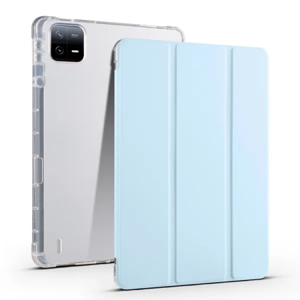 CRYSTAL Zaklápacie puzdro Xiaomi Pad 6 / Pad 6 Pro svetlomodré