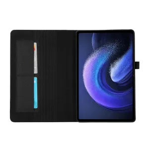 FABRIC Zaklápací obal pre Xiaomi Pad 6 / Pad 6 Pro čierny