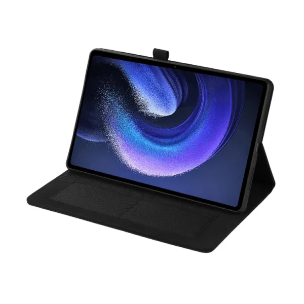 FABRIC Zaklápací obal pre Xiaomi Pad 6 / Pad 6 Pro čierny