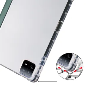 CRYSTAL Zaklápacie puzdro Xiaomi Pad 6 / Pad 6 Pro tmavozelené