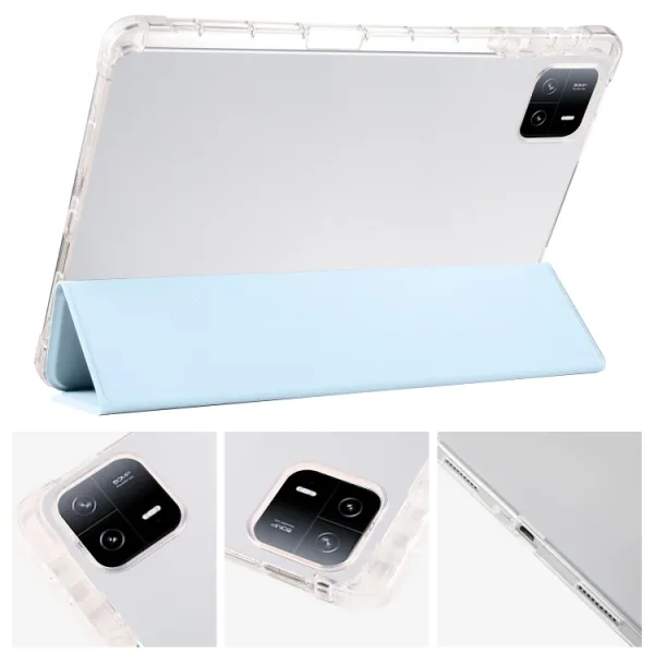 CRYSTAL Zaklápacie puzdro Xiaomi Pad 6 / Pad 6 Pro svetlomodré