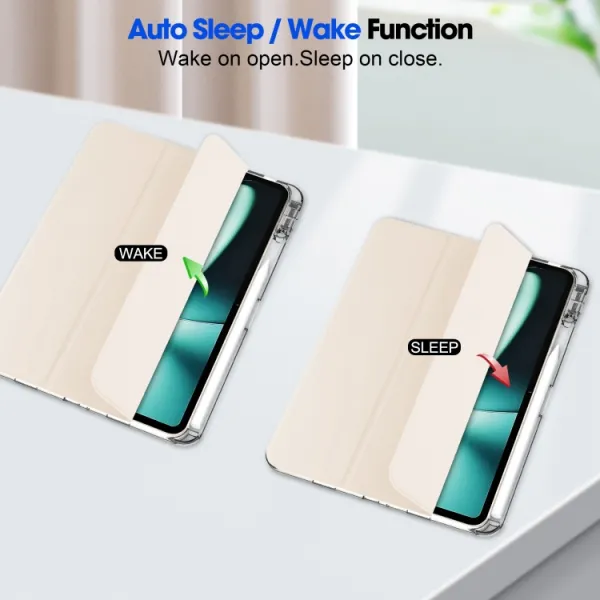 CRYSTAL Zaklápacie puzdro OnePlus Pad béžové