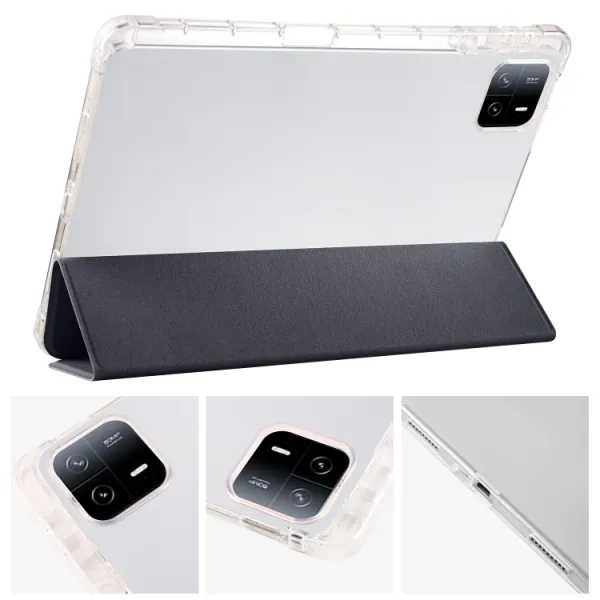 CRYSTAL Zaklápacie puzdro Xiaomi Pad 6 / Pad 6 Pro čierne