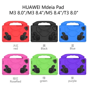 KIDDO Detský obal pre Huawei MediaPad M5 8.4" modrý