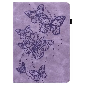 ART BUTTERFLY Zaklápacie puzdro pre Lenovo Tab P11 Gen 2 fialové