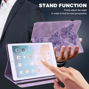 ART BUTTERFLY Zaklápacie puzdro pre Lenovo Tab P11 Gen 2 fialové
