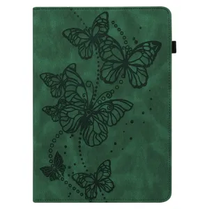 ART BUTTERFLY Zaklápacie puzdro pre Lenovo Tab P11 Gen 2 zelené