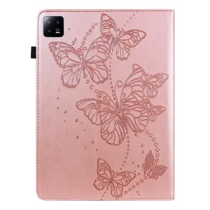 ART BUTTERFLIES Zaklápacie puzdro Xiaomi Pad 6 / Pad 6 Pro ružové