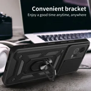 RING CAMERA Kryt s držiakom pre Motorola Moto G72 modrý