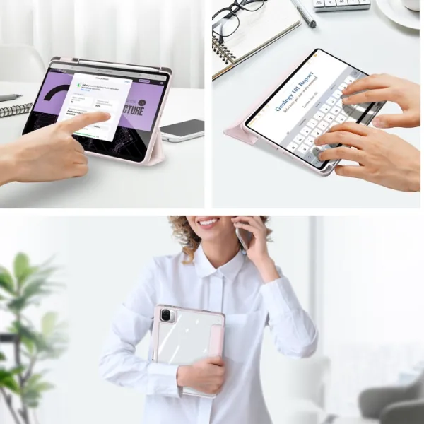 DUX TOBY Flipové puzdro Xiaomi Pad 6 / Pad 6 Pro ružové