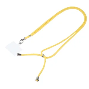 PROTEMIO ROPE Univerzálna šnúrka na mobil pod kryt žltá