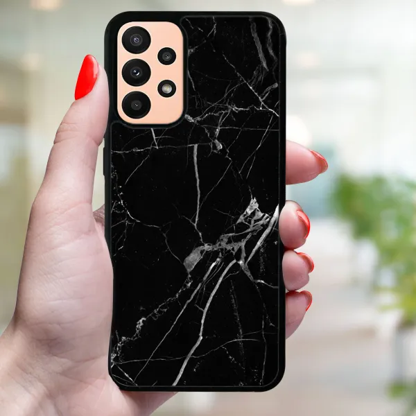 MY ART Ochranný obal Samsung Galaxy A13 BLACK MARBLE (142)