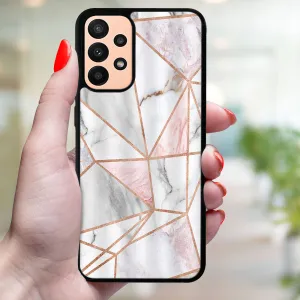 MY ART Ochranný obal Samsung Galaxy A13 PINK MARBLE (143)