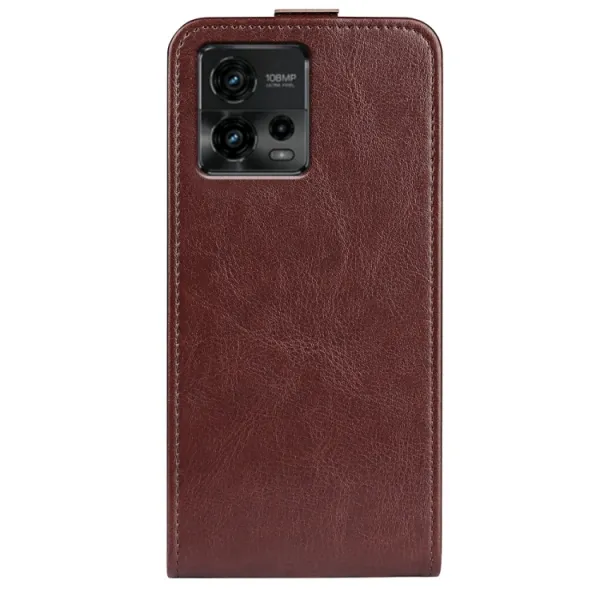 Vyklápacie puzdro Motorola Moto G72 hnedé