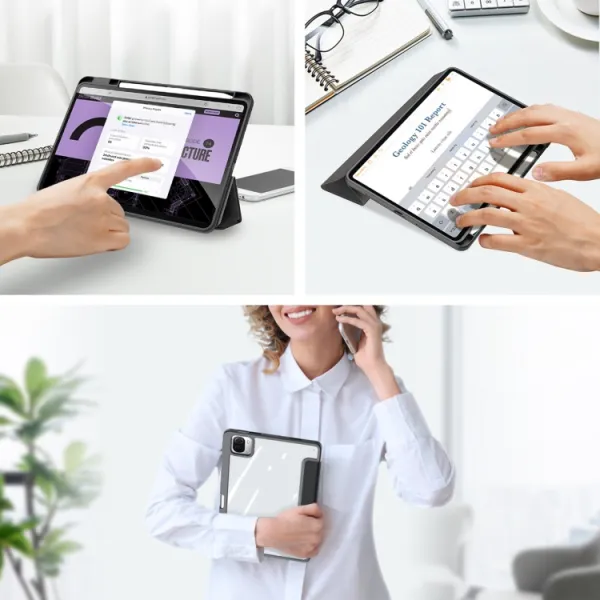 DUX TOBY Flipové puzdro Xiaomi Pad 6 / Pad 6 Pro čierne