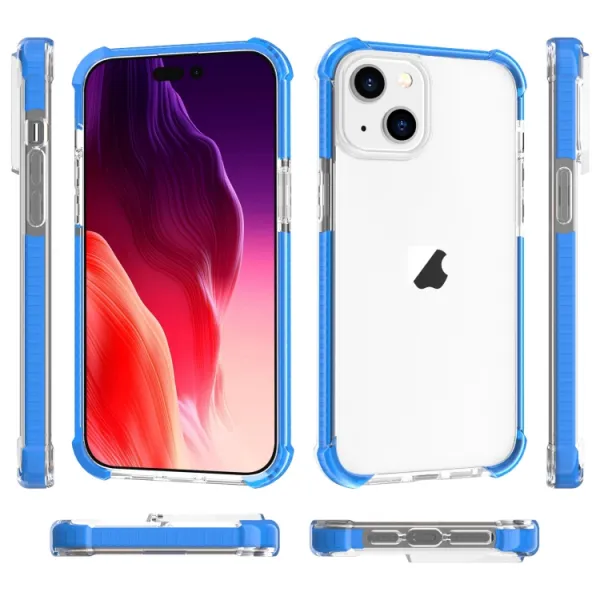 SPRING Ochranný kryt pre Apple iPhone 15 Plus modrý