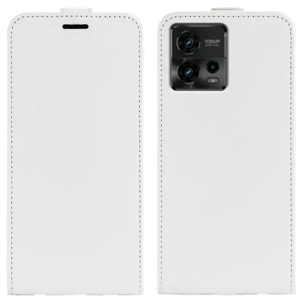 Vyklápacie puzdro Motorola Moto G72 biele