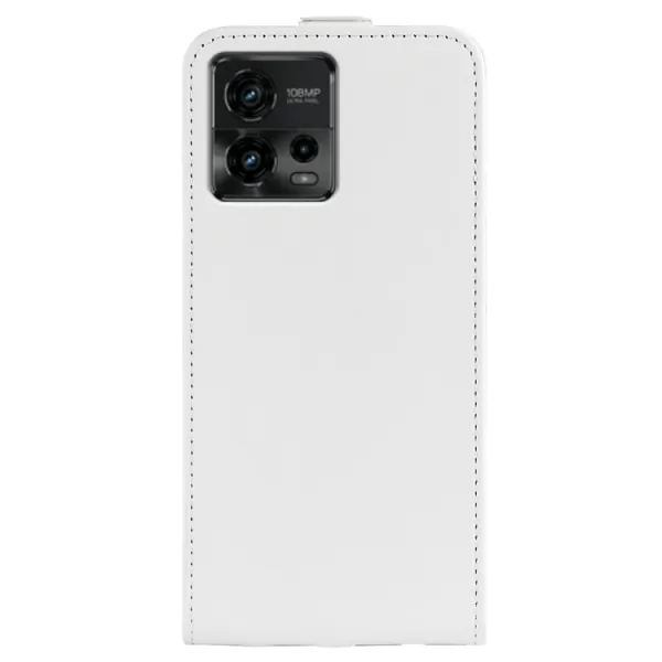 Vyklápacie puzdro Motorola Moto G72 biele