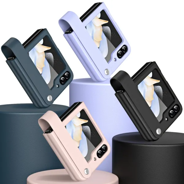 SWIFT Ochranný obal s držiakom Samsung Galaxy Z Flip5 5G čierny