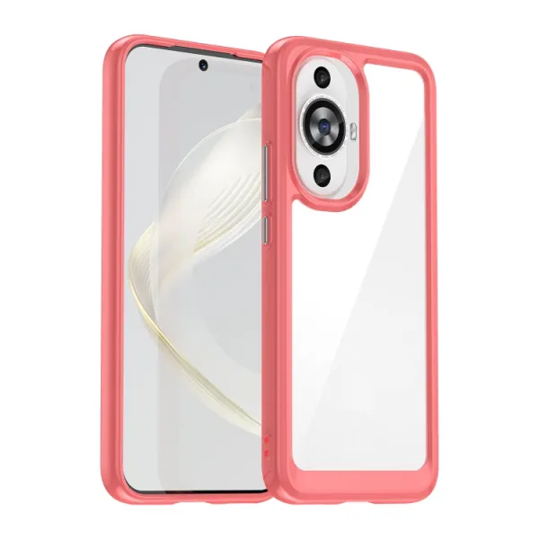 CRYSTAL Ochranný kryt pre Huawei nova 11 červený